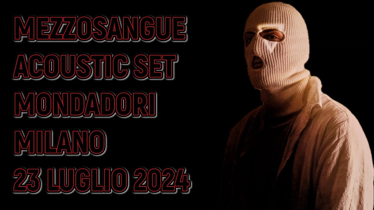 MEZZOSANGUE - ACOUSTIC SET - MONDADORI - MILANO - 23 LUGLIO 2024