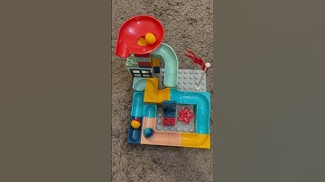 Satisfying Build - Marble Run Slide Building Blocks ASMR