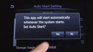 INFINITI Q60 -  InTouch Configuration De L'app Garage
