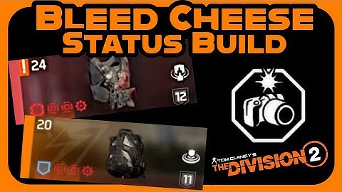 The Division 2 : Bleed Cheese Status Build