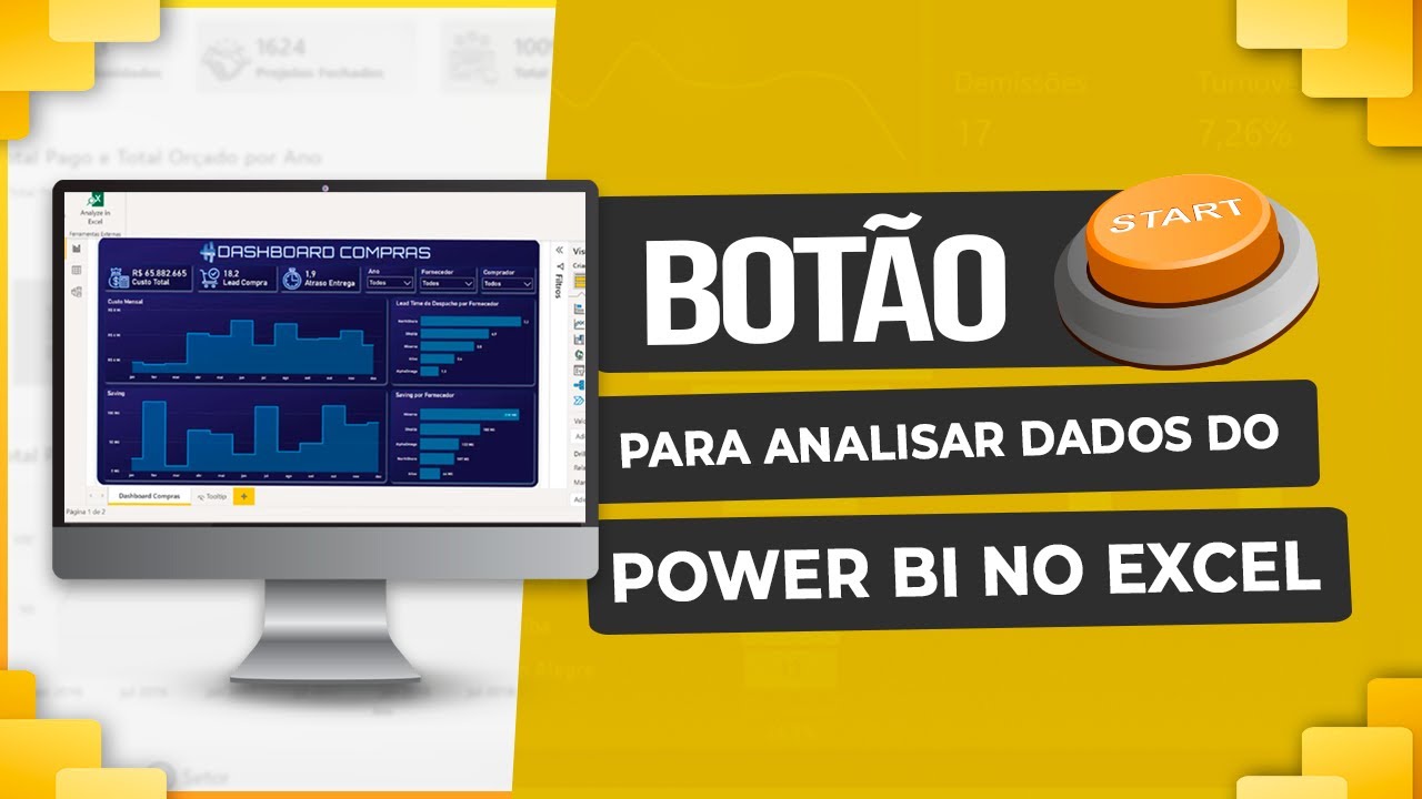 Dados do Power BI no Excel