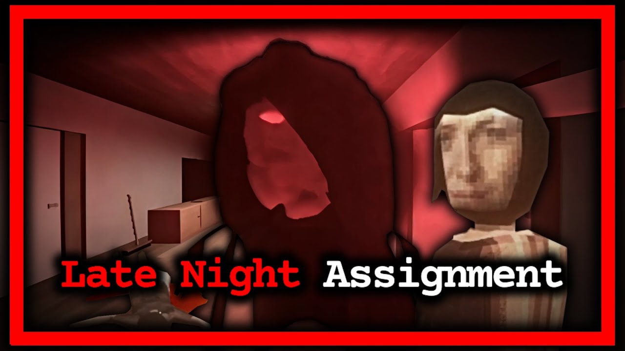 Late Night Assignment - Indie Horror Game - YouTube
