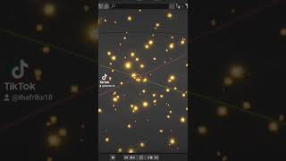 Fireflies with node geometry,Blender, Engine Evee