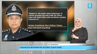 Larangan berhimpun selama tujuh hari