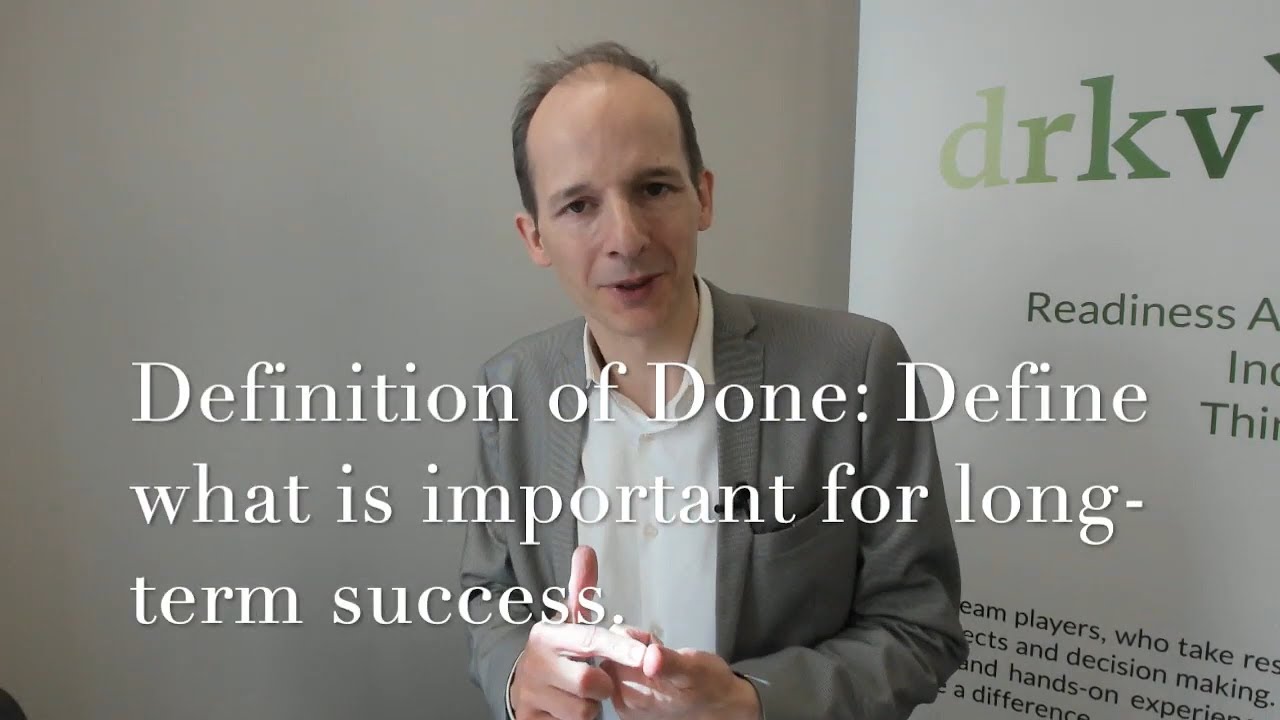 The Definition of Done - YouTube