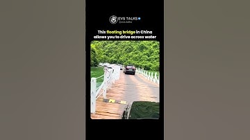 This Floating Bridge in China Lets You DRIVE Across Water 😳🚗🌊 | Incredible Engineering!