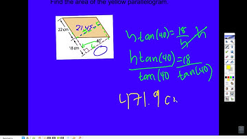 11.1-  Area of Parallelograms and Triangles
