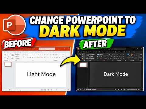How to Change Microsoft Power Point to Dark Mode | Easy Step-by-Step Tutorial