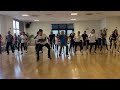 Line dance routine for le ballroom dance school festival