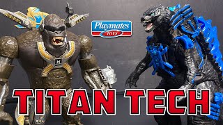Monsterverse Titan Tech Godzilla Kong Figures By Playmates Toys