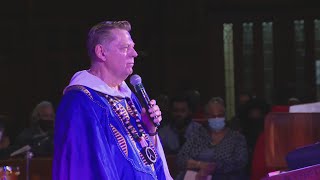 Father Michael Pfleger leads first mass since being reinstated following a second round of child sex