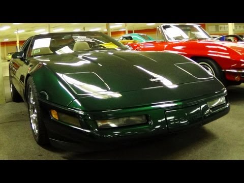 1996 Chevrolet Corvette 350 LT1 V8 Polo Green Removable Glass Roof