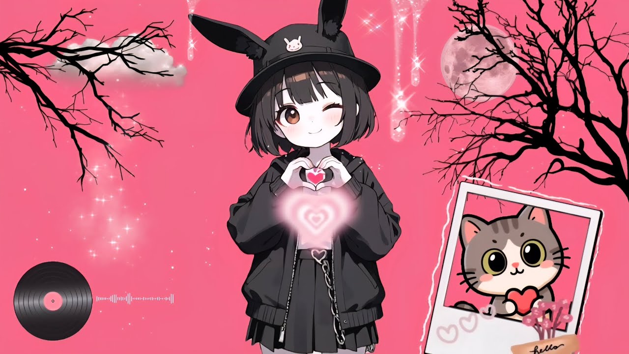 🌙🍫 Midnight Chocolate Parfait – Sweet Anime Beats 🎶💗