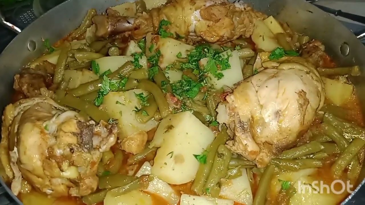 Délicieux tajine de haricots verts à l’algérienne 🍲 | جواز اللوبيا الخضراء على الطريقة الجزائرية 🍲