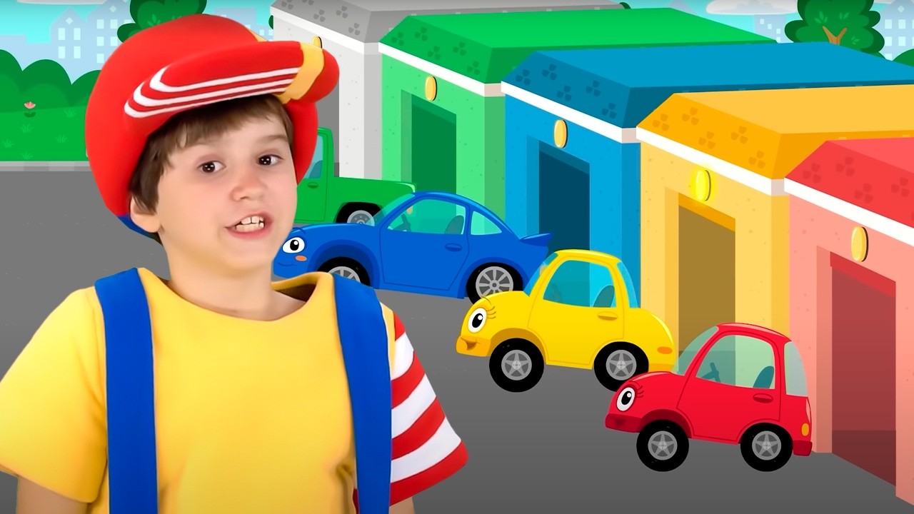 ВОТ БУЛЬДОЗЕР в ГАРАЖЕ - МАШИНКИ КУКУТИКИ - Самые Популярные Песенки