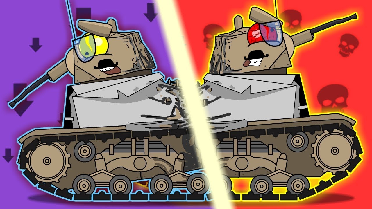 Rage and Tragedy of Italian Scientist - Cartoons about tanks