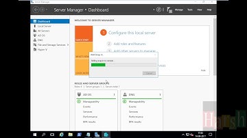 Installation of Hyper V Role in window server 2016