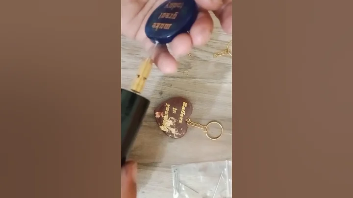 How I drill my resin keychains#electrichanddrill. #resinart