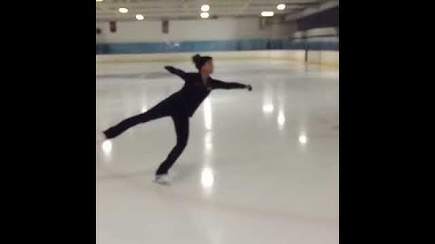 Slow motion double flip jump