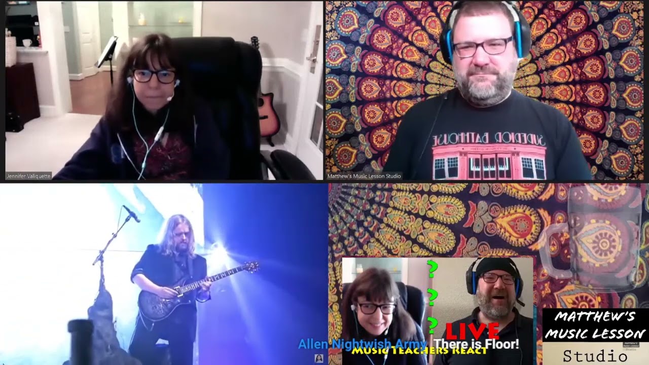Music Teachers React to Nightwish Kiss While Your Lips Are Still Red Wembley 2015 Reaction & Review