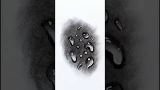how to  draw water drop 💧#shortsfeed #art #charcoalart #waterdroplet #artwork #tutorial #ytshorts