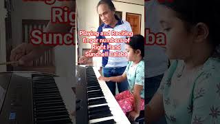 Summer Piano Lesson | Sunchell Balaba | Reciting Finger Numbers |
