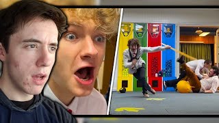 Reacting to Tommyinnit Getting Hunted In A School!