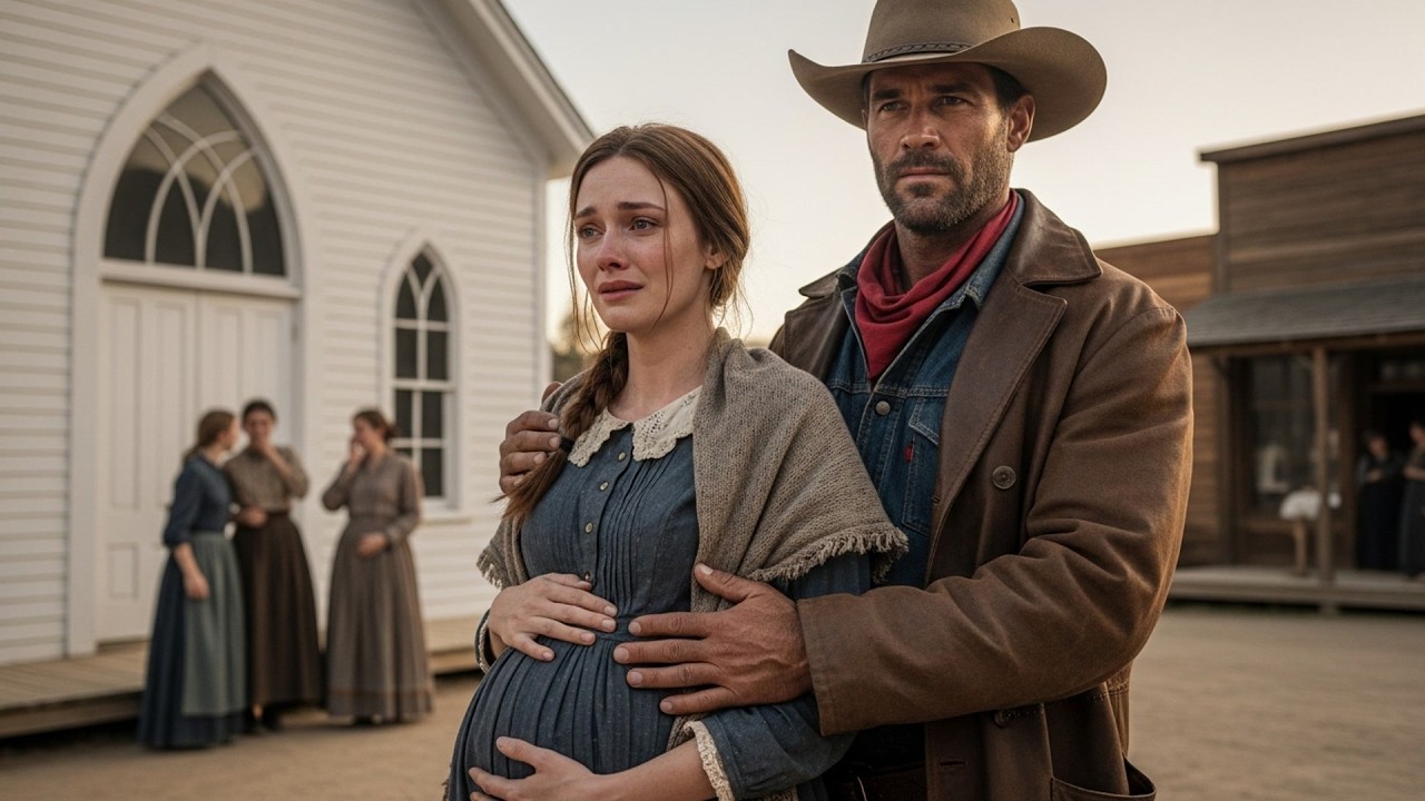 She Was Pregnant And Refused By Church, Cowboy Married Her And Said 