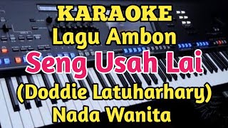 Karaoke SENG USAH LAI - Doddie Latuharhary - Nada Wanita