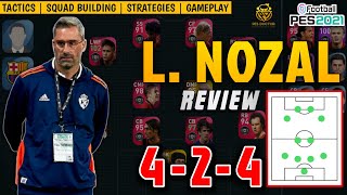 L. NOZAL (4-2-4) ULTRA ATTACKING MANAGER REVIEW | HOW TO PLAY PERFECTLY | PES 2021 MOBILE screenshot 4