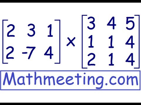 What is a 3x3 multiplication matrix?