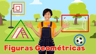 Video thumbnail of "FIGURAS GEOMÉTRICAS - canción infantil - aprendizaje para niños - SHAPES SONG SPANISH"