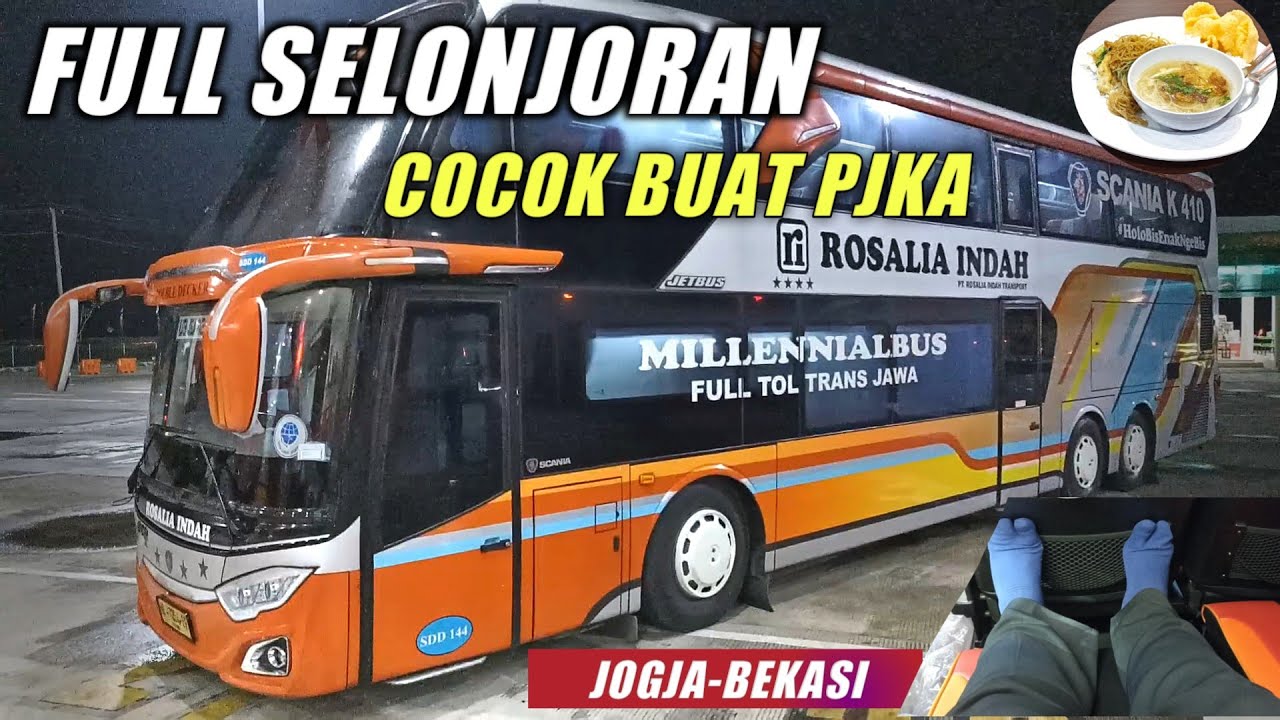 FULL TURU DI BUS ROSALIA INDAH EKSEKUTIF PLUS DOUBLE DECKER SCANIA K