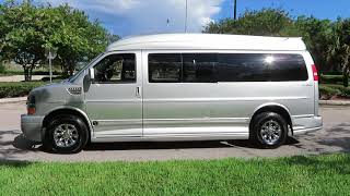 2013 Chevy Express Extended Handicap Wheelchair Conversion Van Braun UVL Explorer Limited SE Leather 2011 Chevy Express Explorer Handicap Wheelchair Conversion Van High Top Braun Uvl 2500 Leather Navi
