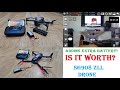 Watch what happened by adding extra battery on top of SG908 drone! is it worth adding extra battery?