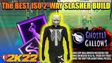 I BROUGHT THE BEST 2-WAY SLASHER BUILD to the Ghostly Gallows event! 🥶 UNLIMITED CONTACT DUNKS!