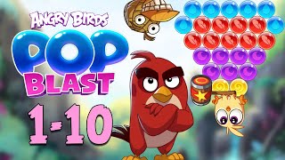 Angry Birds Pop Blast Gameplay Pt 1: Levels 1-10 - Hatchlings, Piñatas, and Hammers! screenshot 5