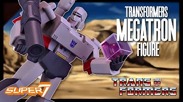 Super7 Transformers Ultimates Megatron Action Figure @TheReviewSpot