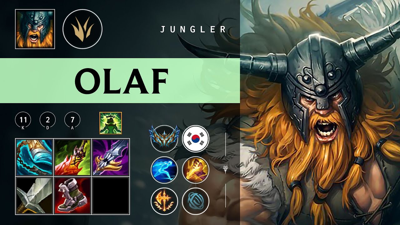Olaf Jungle vs Nunu & Willump - KR Challenger Patch 26.02