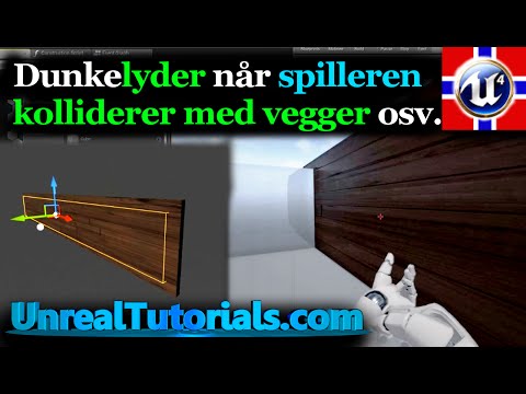 Norsk Unreal Engine 4-opplæring | Dunkelyd ved objektkollideringer