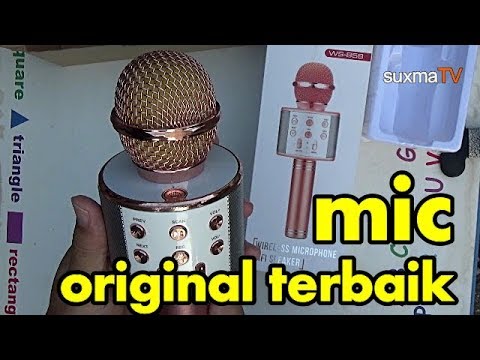 Begini Mic Bluetooth Terbaik Original Wster Ws 858 Youtube