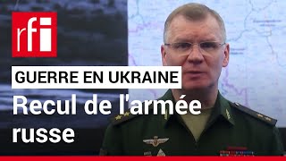 Guerre en Ukraine : des cartes diffusées par l’armée russe confirment son recul à Kherson • RFI