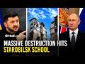 Putin Faces Questions After Starobilsk High School Left Completely Destroyed