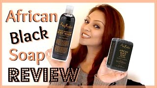 HOLY GRAIL for Body Acne!!! │ Shea Moisture African Black Soap and Body Wash Review