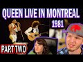 QUEEN LIVE IN MONTREAL 1981 PART TWO (COUPLE REACTION!)