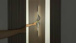 Installation of wiring-free wall lamp Wiring-free wall lamp