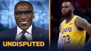 Shannon Sharpe grades LeBron's performance in his 1st game back with the Lakers | NBA | UNDISPUTED
