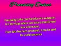 What is Processing devices and Storage devices | Types of computer Memory