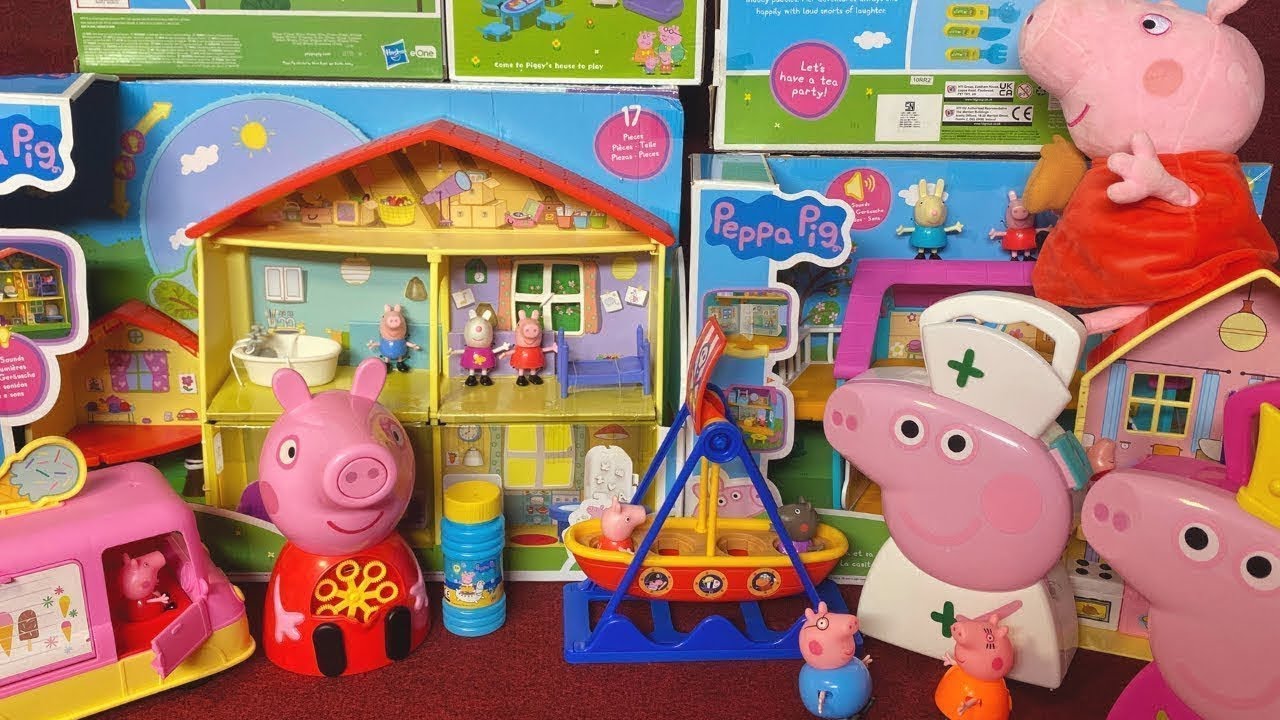 Peppa Pig Toys Unboxing ASMR I Paw Patroller | Big Transport Vehicle | Rescue Wheels | Review Toys