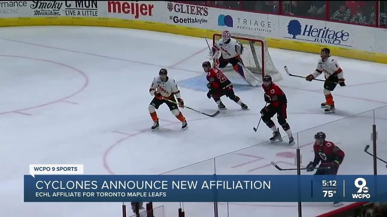 cincinnati-cyclones-celebrate-new-affiliation-with-toronto-maple-leafs